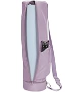 sportsnew Yoga Mat Bag, Full Zip Cargo Yoga Mat Carrier Bag with Drawstring Water Bottle Pocket a...