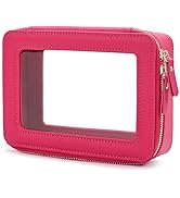 Aveniee Clear Makeup Bag for Women, Clear Cosmetic Case Travel Toiletry Bag, Heavy Duty Makeup Or...