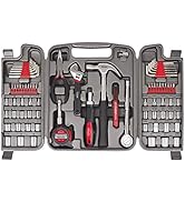 Apollo Tools 79 Piece Multi-Purpose SAE and Metric Tool Set with Sockets for the Garage, Home or ...