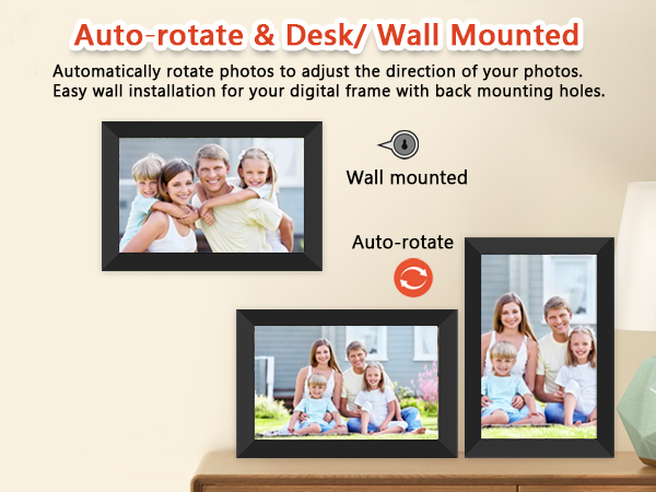 32GB FRAMEO 10.1 Inch Smart WiFi Digital Photo Frame