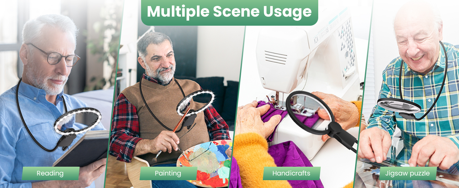 Reading Magnifier for Seniors