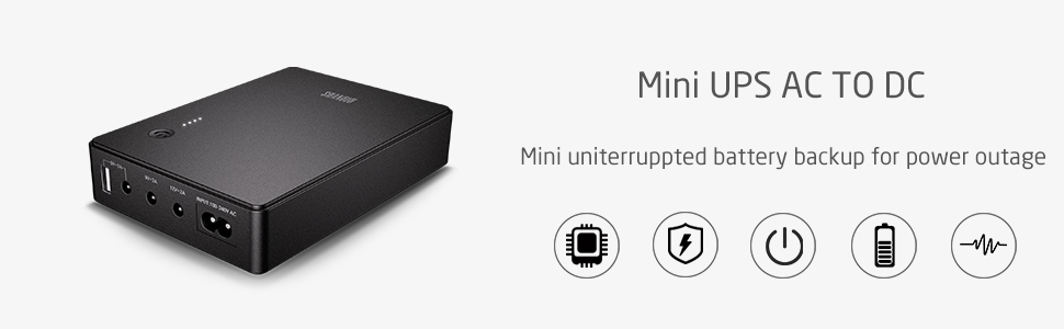 mini ac to dc ups