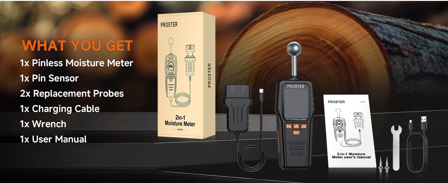Dual-Probe Moisture Meter