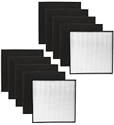 Nispira 8171510KS 1183050K WPPRO2000 2 True HEPA Filters Plus 8 Activated Carbon Pre Filter Set R...