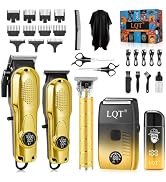 LQT Hair Clippers for Men Professional 5-in-1 Grooming Kit, Barber Tools | Hair Clipper Set with ...