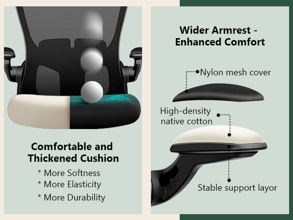 Wider Armrest