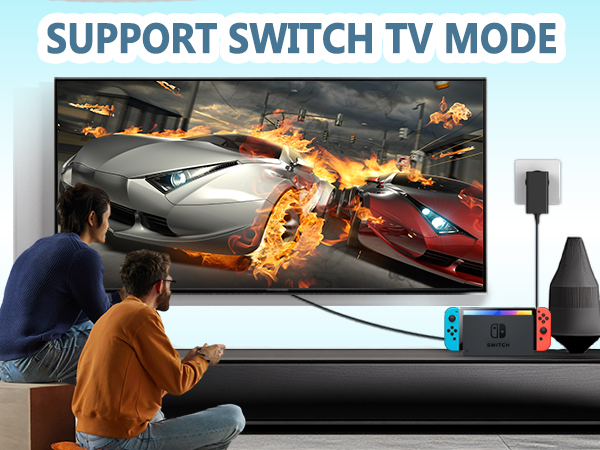 Switch charger, Switch AC Adapter with Switch Lite/Switch OLED/Switch Pro Switch Dock