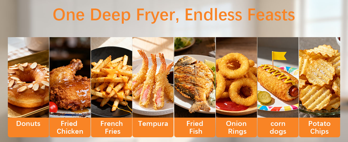 One Deep Fryer, Endless Feasts