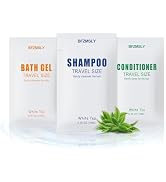 20 Set Travel Size Toiletries Set, Shampoo, Body Wash, Conditioner (0.35oz Each, 3-in-1 Toiletry ...