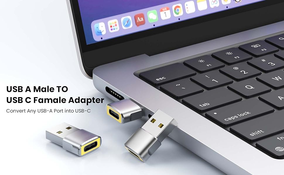 usba male to C female adapter
