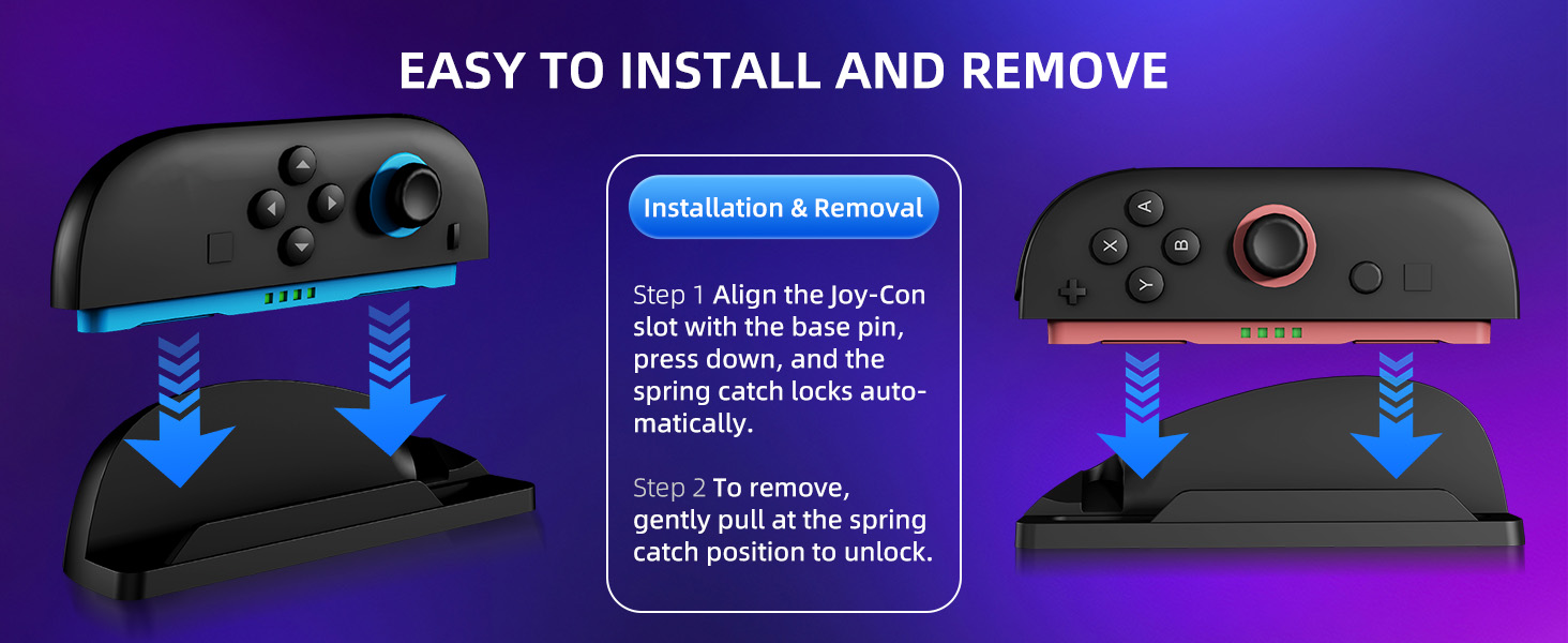 EASY TO INSTALL AND REMOVE