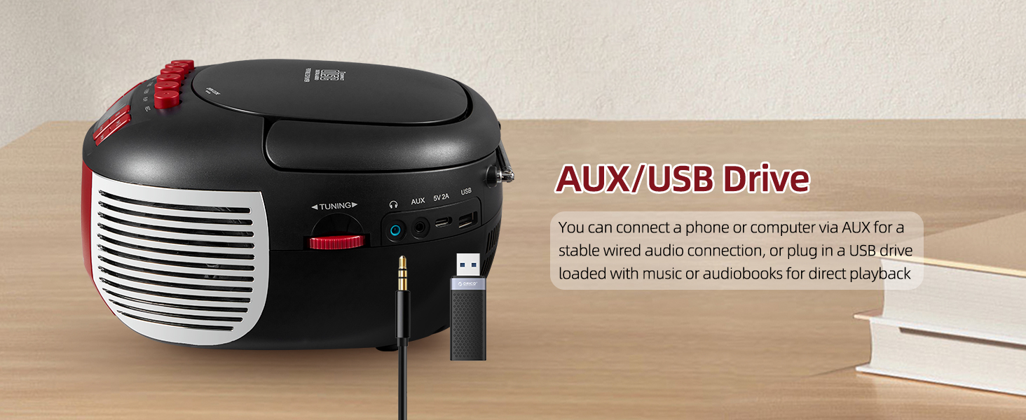 CD and Cassette Player