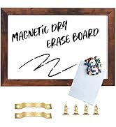TORASO Dry Erase White Board, Magnetic Whiteboard for Wall, Office/School/Home, Hanging Board for...