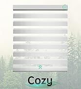 Yoolax Motorized Smart Zebra Roller Shade for Windows