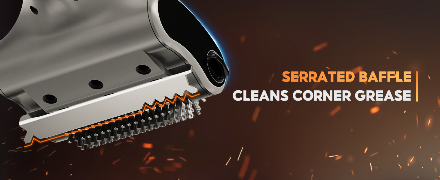 electric grill cleaner for outdoor grill