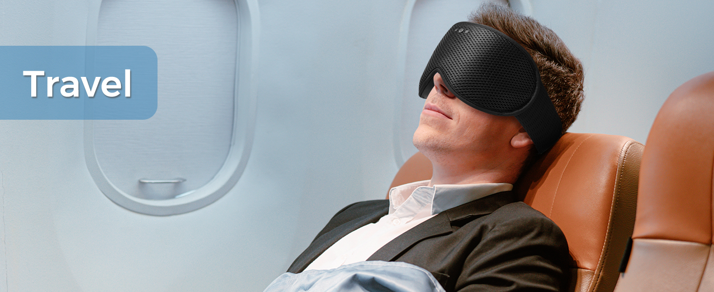 sleep mask with bluetooth headphones
