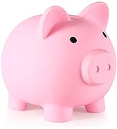 Piggy Bank, Unbreakable Plastic Money Bank, Coin Bank for Girls and Boys, Medium Size Piggy Banks...