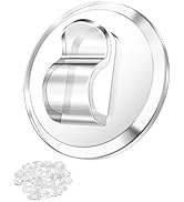 ispneay 50 Clear Mini Light Clips: Small Hooks with Adhesive Strips for Indoor String Light - Pla...