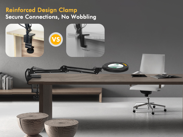 magnifying glass lamp