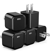 USB C Wall Charger, Besgoods USB Type C Port Fast Charging Block Power Adapter Plug Cube Compatib...