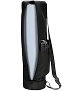 sportsnew Yoga Mat Bag, Full Zip Cargo Yoga Mat Carrier Bag with Drawstring Water Bottle Pocket a...