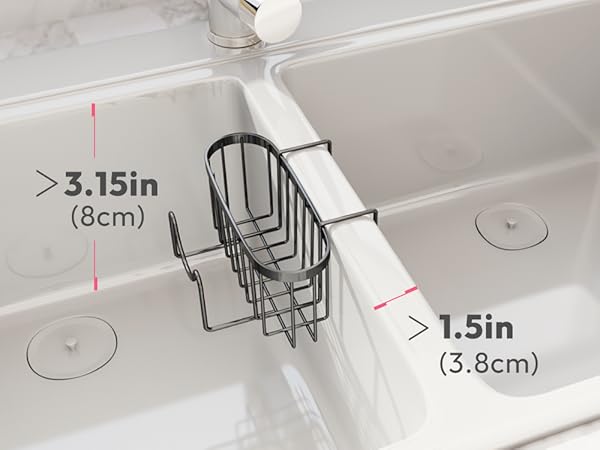 Sponge Holder for Kitchen Sink Kitchen Sink Caddy Hanging Sponge Caddy Organizer