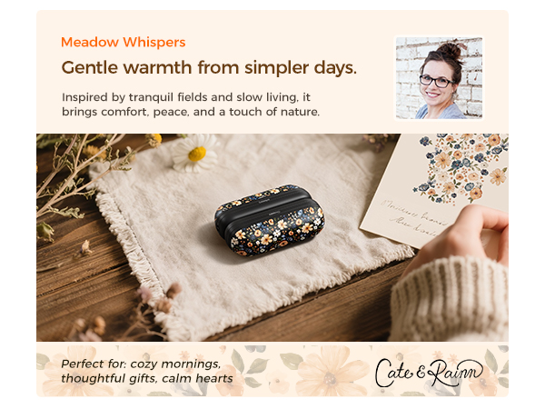 OCOOPA hand warmer with gloves and scarf, stylish rechargeable heater.