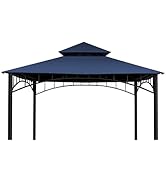 JANCANOPY Replacement Canopy roof Cover for Target Madaga Gazebo Model L-GZ136PST, (Navy Blue)