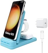 Chargeknight Wireless 3 in 1 Charging Station for Multiple Devices Apple,Wireless Charger for Tra...
