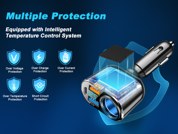  Cigarette Lighter USB C Charger