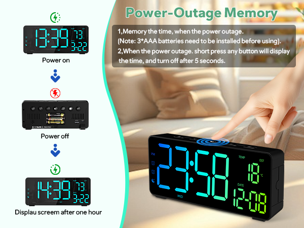 alarm clocks for bedrooms