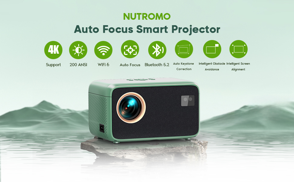 Portable Mini Projector with Wifi and Bluetooth