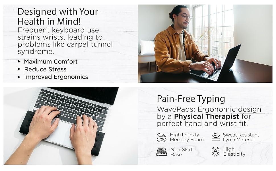 pain free typing wrist rests