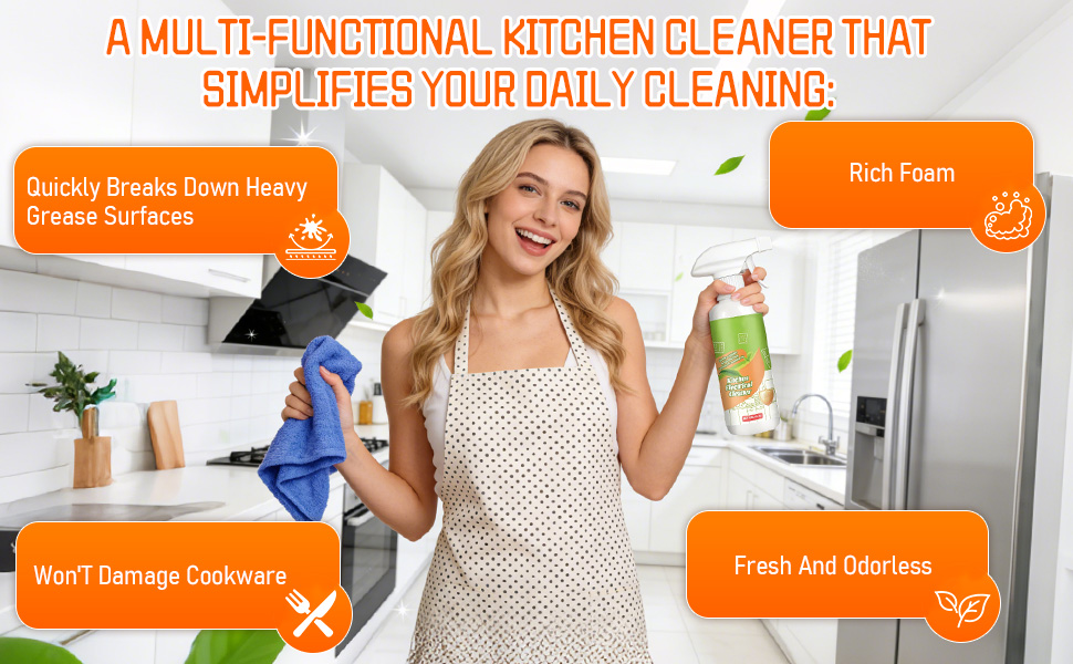 Kitchen Oil Stains Cleaner