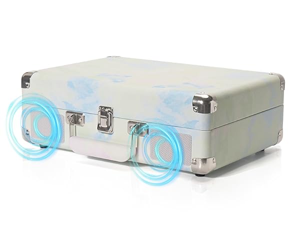 suitcase record player turntable for vinyl