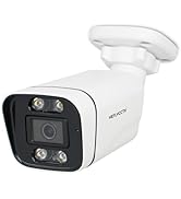 HEFLYCCTV 4MP POE IP Camera,Bullet Security Surveillance Wired CCTV Cameras with Human Detection ...