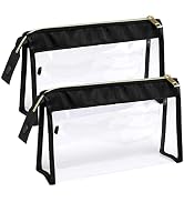 PACKISM Clear Makeup Bags, Perfect Size TSA Approved Toiletry Bag for Travel, Durable Clear Pouch...