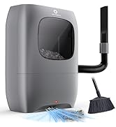 AIRTHEREAL T1 Touchless Vacuum Automatic Dustpan with 2 Operation Modes - Ultra Fast &amp; Powerful C...