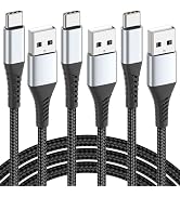 3FT USB C Cable, 3-Pack Braided USB Type C Charger Cord 3 Feet USB A to USB C Cable Fast Charging...