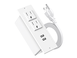 Minimalist Surface Mount Recessed Outlet