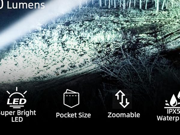 small rechargeable flashlight