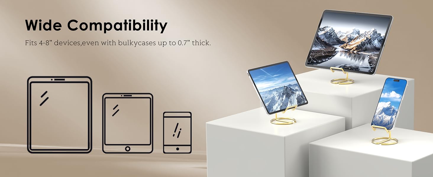 Wide Compatibility Fits 4-8&amp;#34; devices