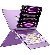 iPad Pro 11 inch Case with Keyboard(4th/3rd/2nd/1st Gen),10 Color Backlight Keyboard for iPad Air...