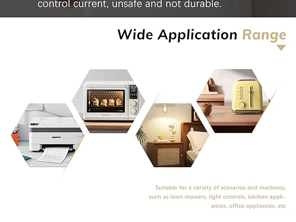 Extension Cord with Switch 3-Prong Indoor Black 