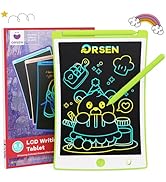 ORSEN LCD Writing Tablet for Kids, Electronic Sketch Drawing Pad Doodle Board, Toddler Travel Lea...