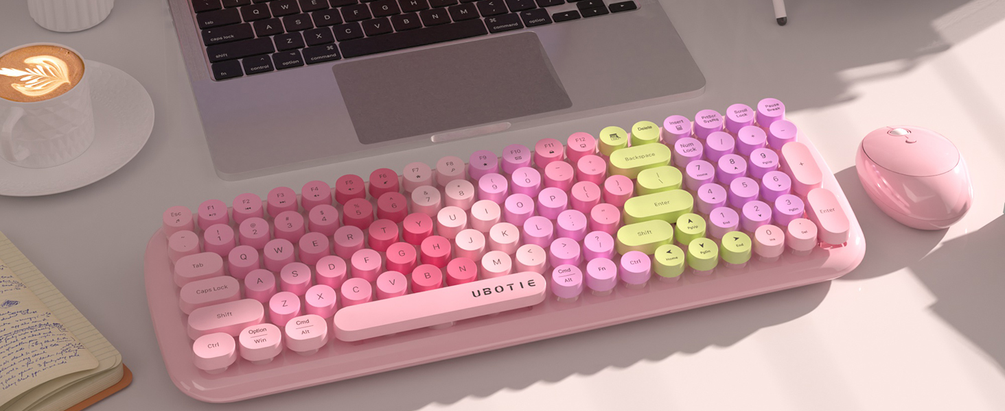 rainbow colorful keyboard