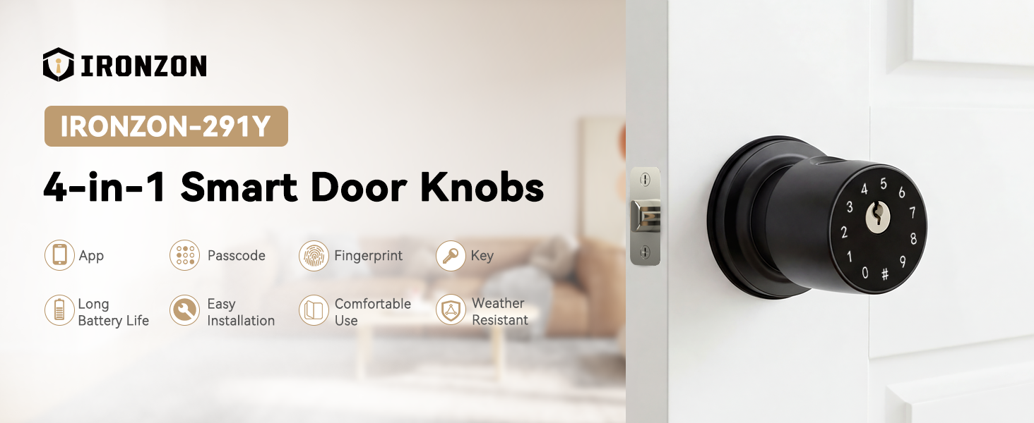 fingerprint door knob