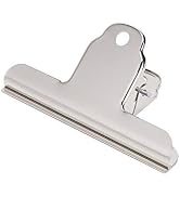 4 Inch Large Bull Dog Clips, Coideal 10 Pack Silver Metal File Money Binder Clamps Clips for Home...