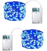 Joomer Battery String Lights, 2PACK Total 32FT 100 LED Battery Operated String Light, Twinkle Fai...