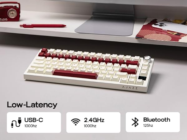 AK820 PRO Wireless Mechanical Gaming Keyboard with Screen